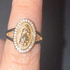 Exquisite Gold Religious Ring